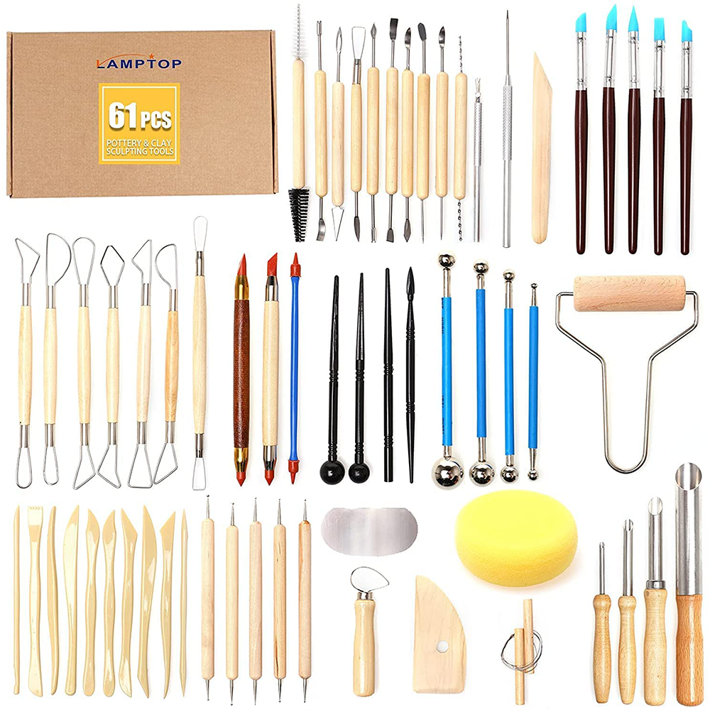  Jetmore 35 Pack Clay Tools Kit, Pottery Tools & Sculpting  Tools, Polymer Modeling Clay Cutters Sculpture Set for Carving, Ceramics,  Molding, DIY