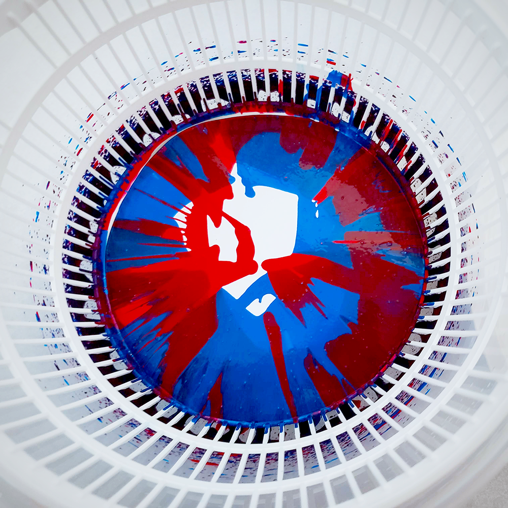 Fun DIY Spin Art Using a Salad Spinner