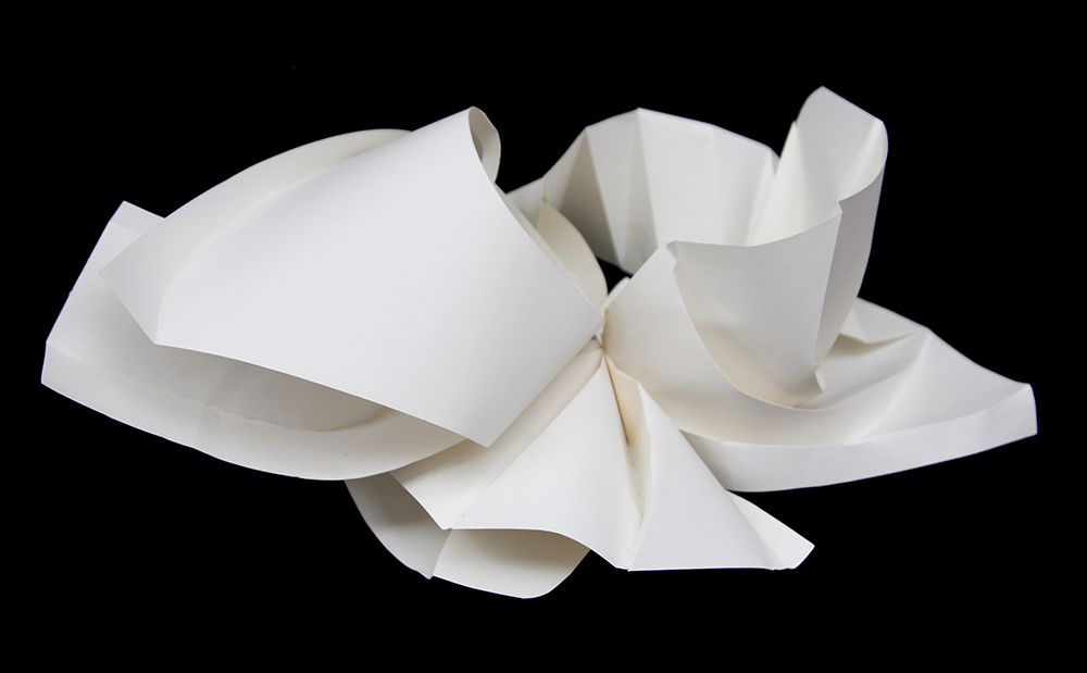 abstract paper sculpture