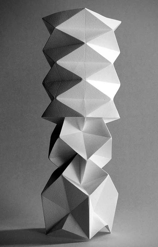 abstract paper sculpture