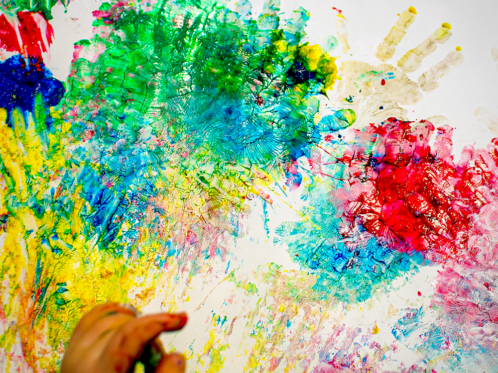 Painting 101 The Freedom of Finger Painting