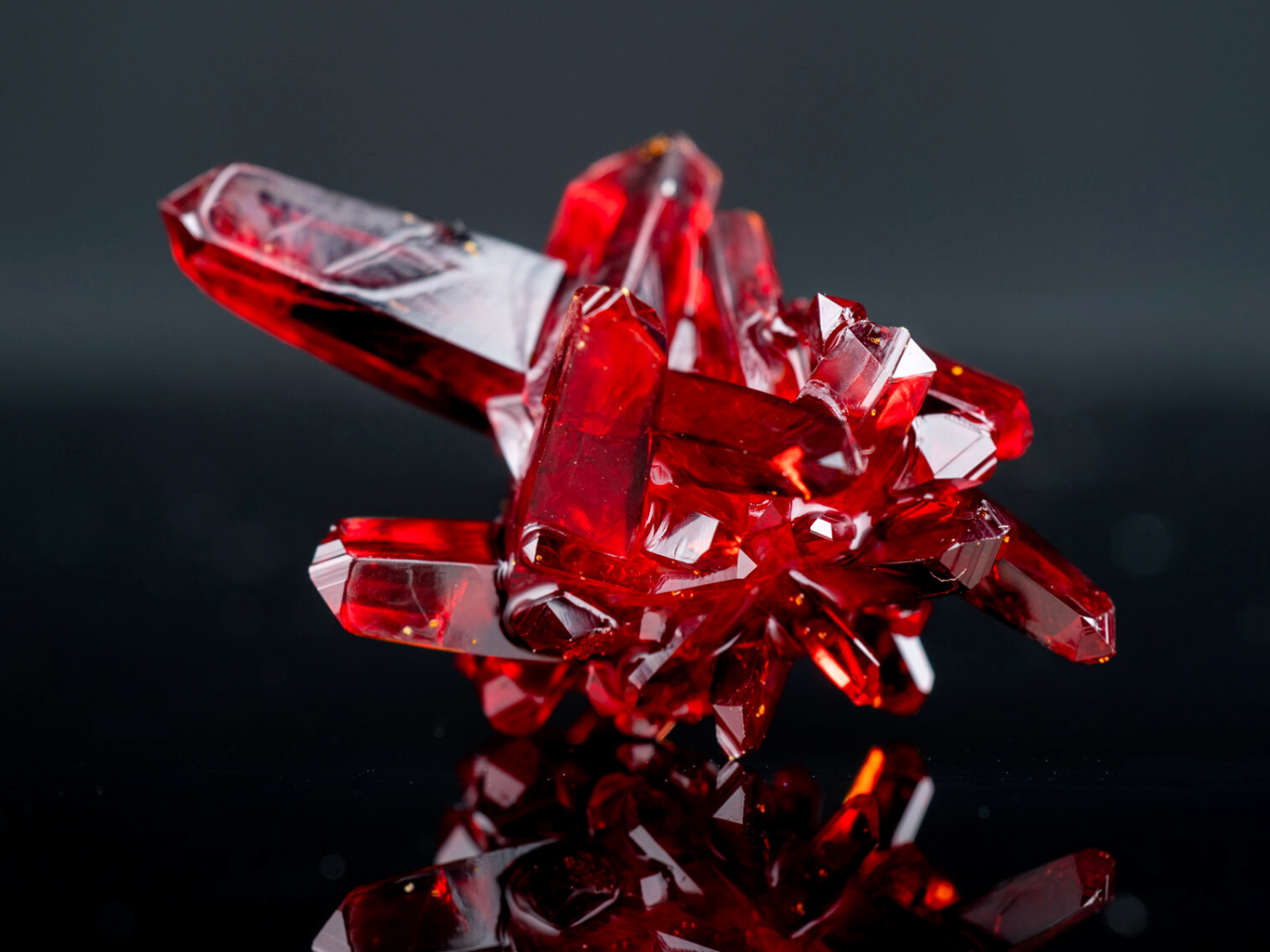 Sparkly Red Crystals: Shine Bright with This Hot Hue!