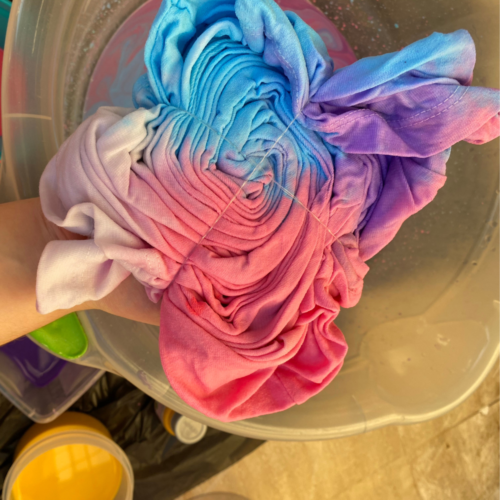 The Terrific Tie Dye Process: A Rainbow of Hues!