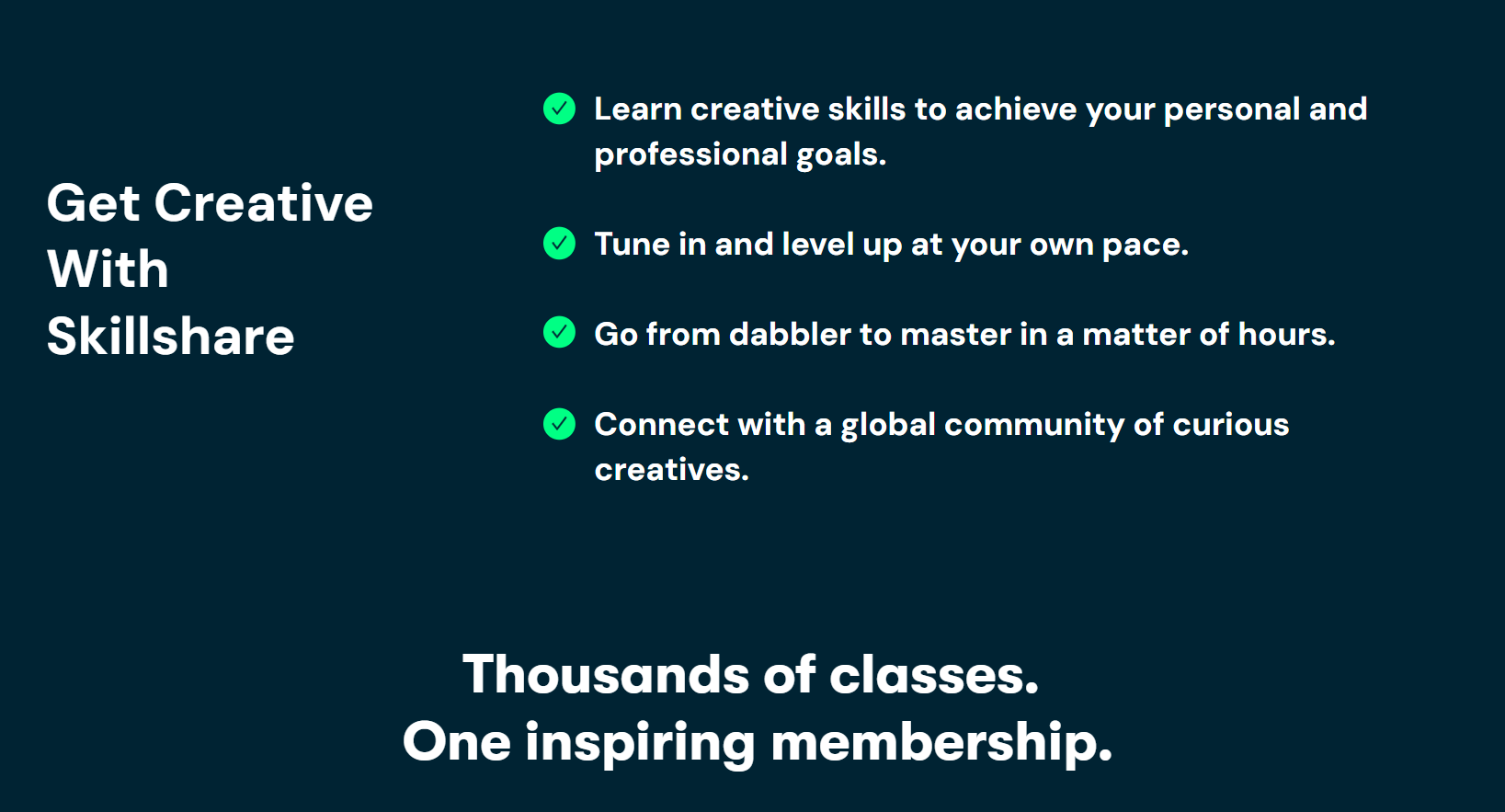 creative writing courses skillshare