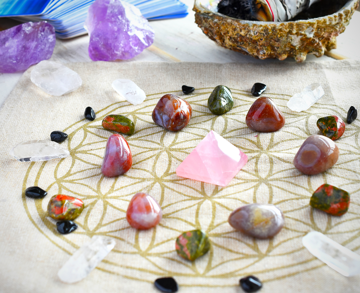 Crystals 101: Creating Crystal Grids To Amplify Intention