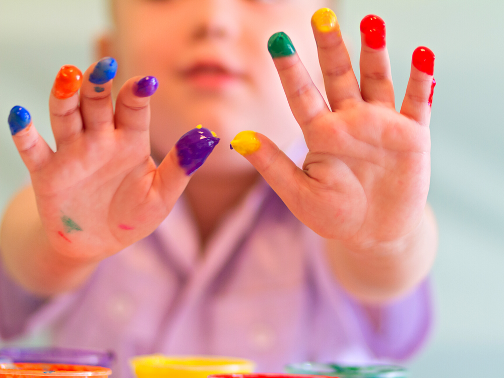 Painting 101 The Freedom of Finger Painting