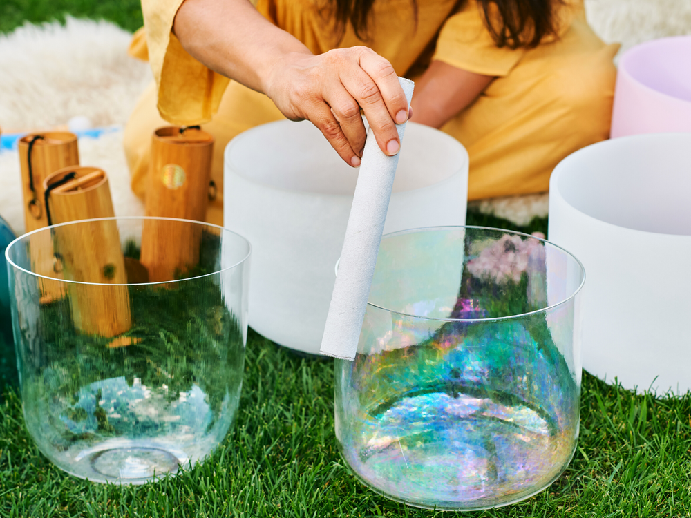 Empower Yourself The Magic of a Crystal Singing Bowl Set