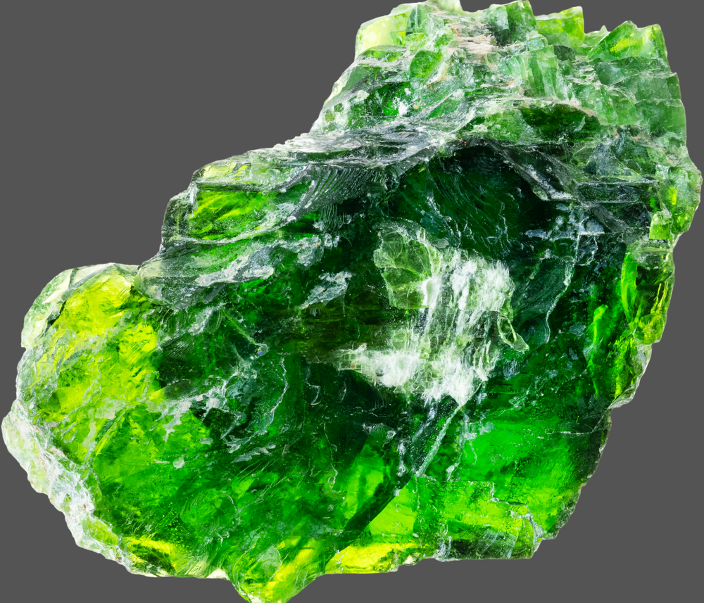 Dazzling Beauty of Dark Green Crystals and Their Power