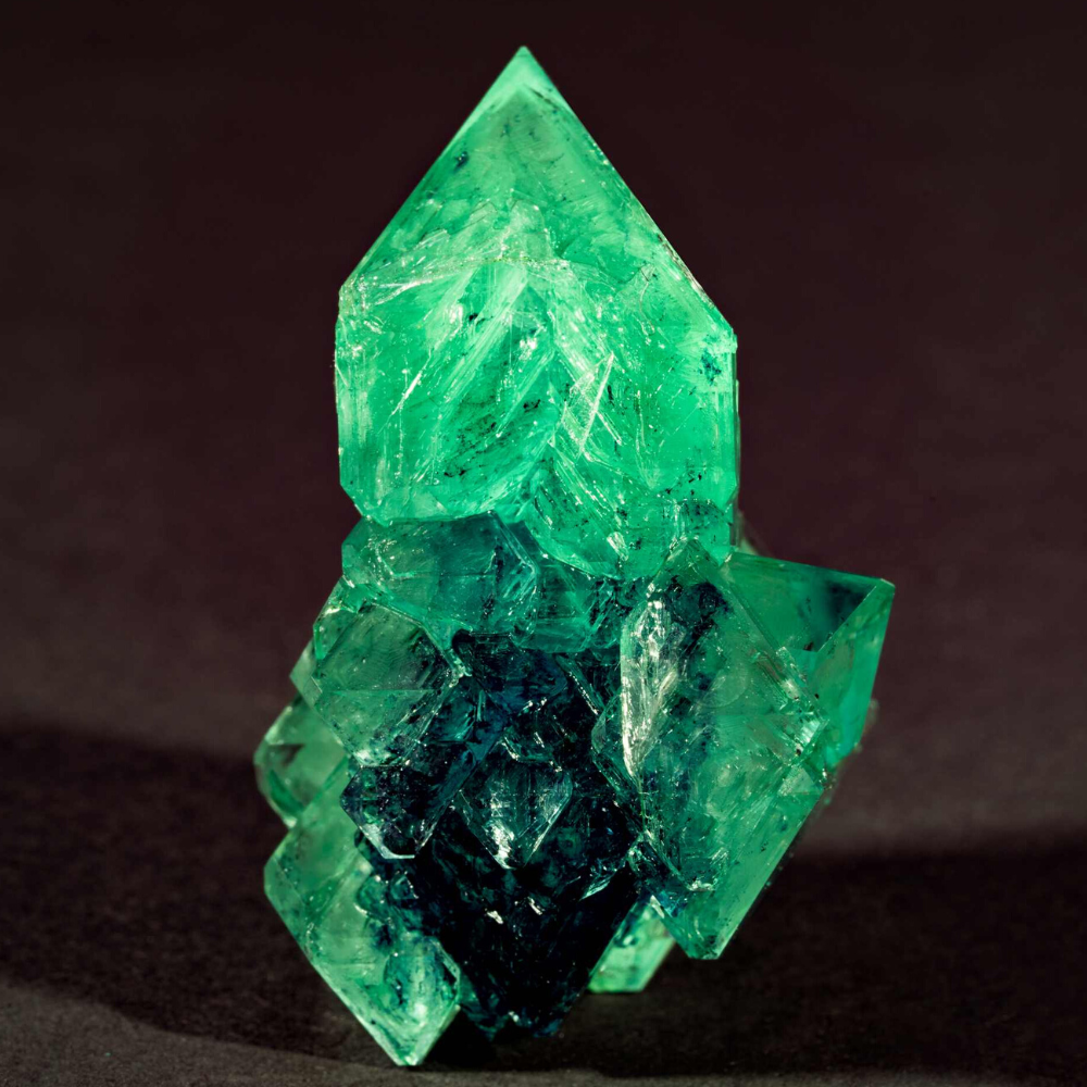 dark green crystals