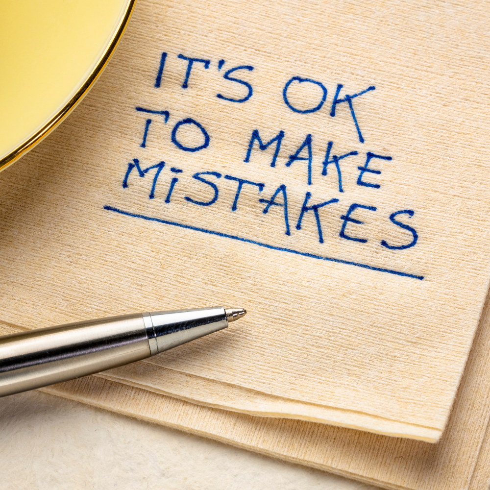 fear of making mistakes