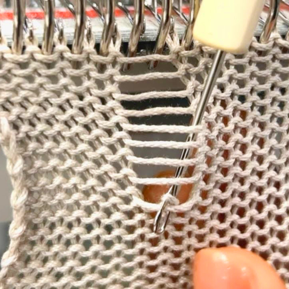 why does my knitting machine keep dropping stitches?