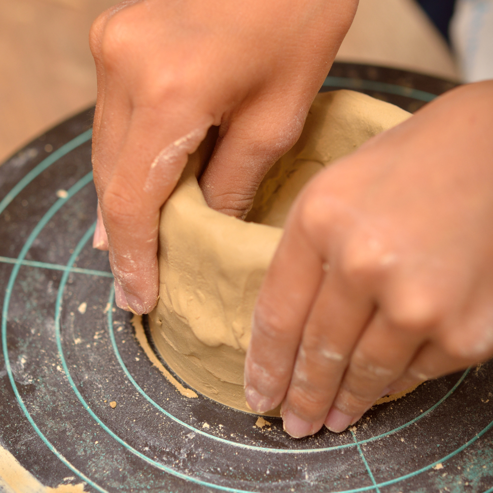 is handbuilding pottery hard