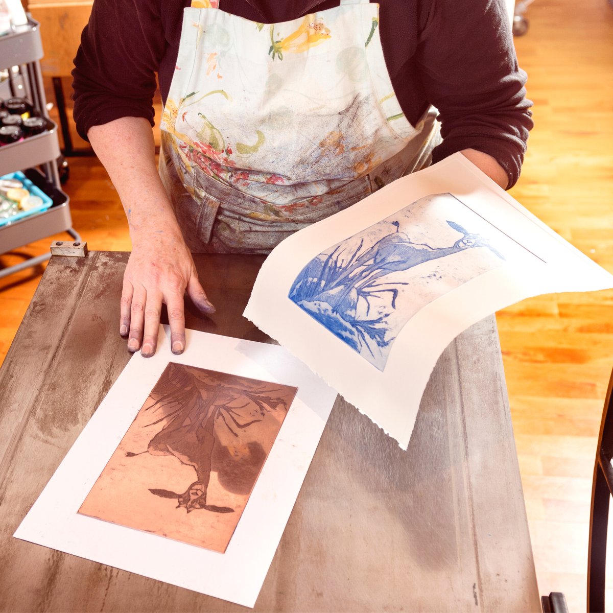 what are the basic steps in printmaking