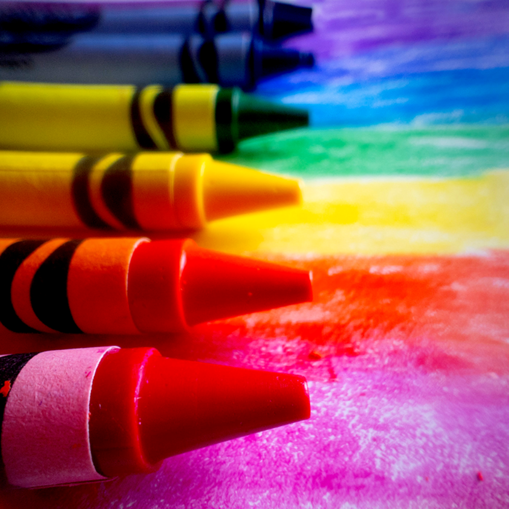 how do you make crayon art