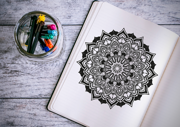 Create Fun Designs with A Stained Glass Coloring Book