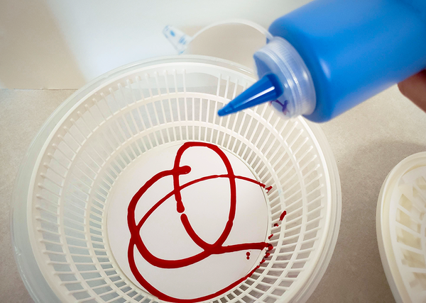 Fun DIY Spin Art Using A Salad Spinner   Diy Spin Art Adding Paint 