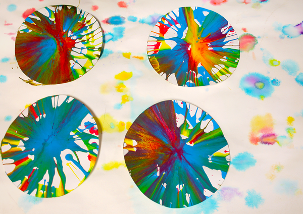 Fun DIY Spin Art Using a Salad Spinner