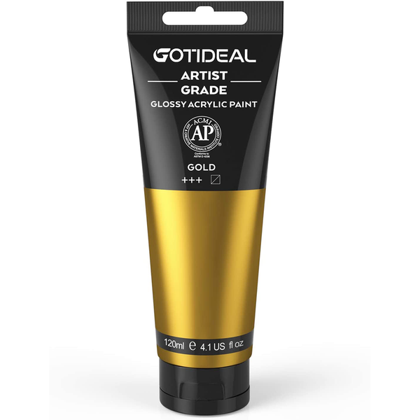 Strike Gold with the Best Gold Acrylic Paint!